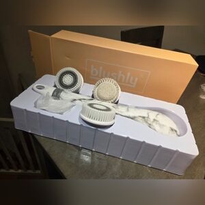 Blush Marble Exfoliating Body Scrub Brush Set - White and Gray